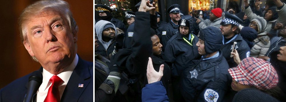 Presidente dos Estados Unidos, Donald Trump, prometeu intervenção federal em Chicago para conter a "carnificina" da violência armada na terceira maior cidade do país, a menos que a taxa de homicídios seja reduzida; "Se Chicago não resolver essa 'carnificina' horrível que está acontecendo, 228 tiroteios em 2017 com 42 mortes (aumento de 24 por cento em relação a 2016), irei mandar os federais!", disse Trump no Twitter; não ficou claro o que Trump quis dizer com "os federais" ou que tipo de intervenção governamental unilateral ele poderia ordenar para tratar da questão