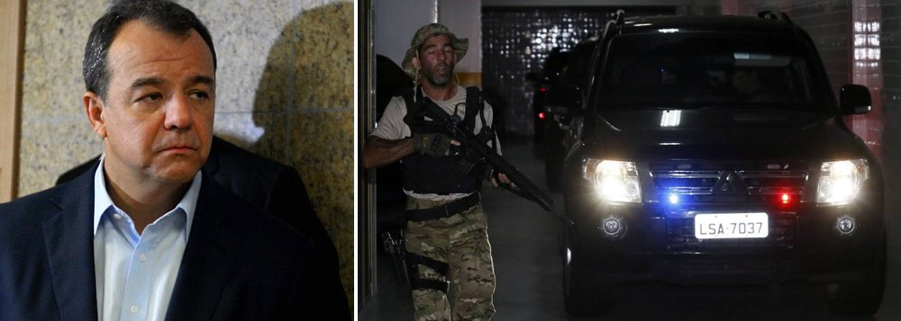 As investigações que o ex-governador do Rio de Janeiro Sérgio Cabral (PMDB) à prisão apontam que ele recebia uma "mesada mensal" entre 2007 e 2014, que totaliza cerca de R$ 40 milhões, por parte das empreiteiras Andrade Gutierrez e Carioca Engenharia; ainda segundo as investigações, além da mesada, Cabral também ficava com 5% do valor dos contratos celebrados com as empreiteiras; 1% era destinado à Secretaria de Estado de Obras; estimativa é que o esquema tenha lesado os cofres públicos em cerca de R$ 222 milhões