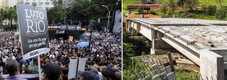 A profunda crise que atinge o Rio de Janeiro vai muito além da capital; dos 92 municípios fluminenses, pelo menos 30 (ou 32% do total) precisaram mudar o calendário habitual de depósitos e adiar os pagamentos de seus servidores em uma semana ou, em alguns casos, até meses; Rio afora, a situação financeira ainda deixou um rastro de obras inacabadas e serviços precários; atrasos constantes de repasses estaduais destinados à saúde também espalham prejuízos à população