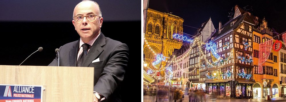 Polícia francesa prendeu sete pessoas em uma operação antiterrorista deflagrada no fim de semana; de acordo com o governo, os detidos planejavam um atentado contra o famoso mercado de natal de Estrasburgo, que anualmente recebe mais de 2 milhões de pessoas; autoridades francesas monitoravam os suspeitos há semanas e constataram que eles estavam "nervosos" e "ansiosos" para receberem um "carregamento de armas"