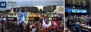 Pesquisa feita ao vivo pelo 247 por meio do Facebook nesta terça-feira 13, data em que foi votada - e aprovada - a PEC 55, do teto dos gastos, no Senado, aponta que 93,36% dos internautas são contra a medida e apenas 5,81% a favor; segundo o Datafolha, 63% dos brasileiros são contra a proposta, que foi criticada até mesmo pela ONU, e é a prioridade do governo de Michel Temer