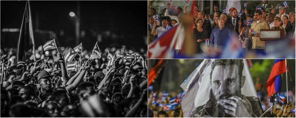 Após despedida de nove dias que mobilizou Cuba, Fidel Castro foi enterrado na manhã deste domingo (4) no cemitério Santa Ifigênia, em Santiago, no leste do país; as cinzas de Fidel, que governou por 49 anos após implantar o comunismo em Cuba, foram depositadas ao lado do mausoléu do herói nacional de Cuba, Jose Martí (1853-95); a cerimônia de enterro, de acesso restrito, não foi transmitida pela TV estatal cubana; o ato teve a presença de vários convidados internacionais, entre os quais os ex-presidentes Luiz Inácio Lula da Silva e Dilma Rousseff e o mandatário venezuelano, Nicolás Maduro; os três foram abraçados por Raúl ao final do discurso; confira fotos das homenagens