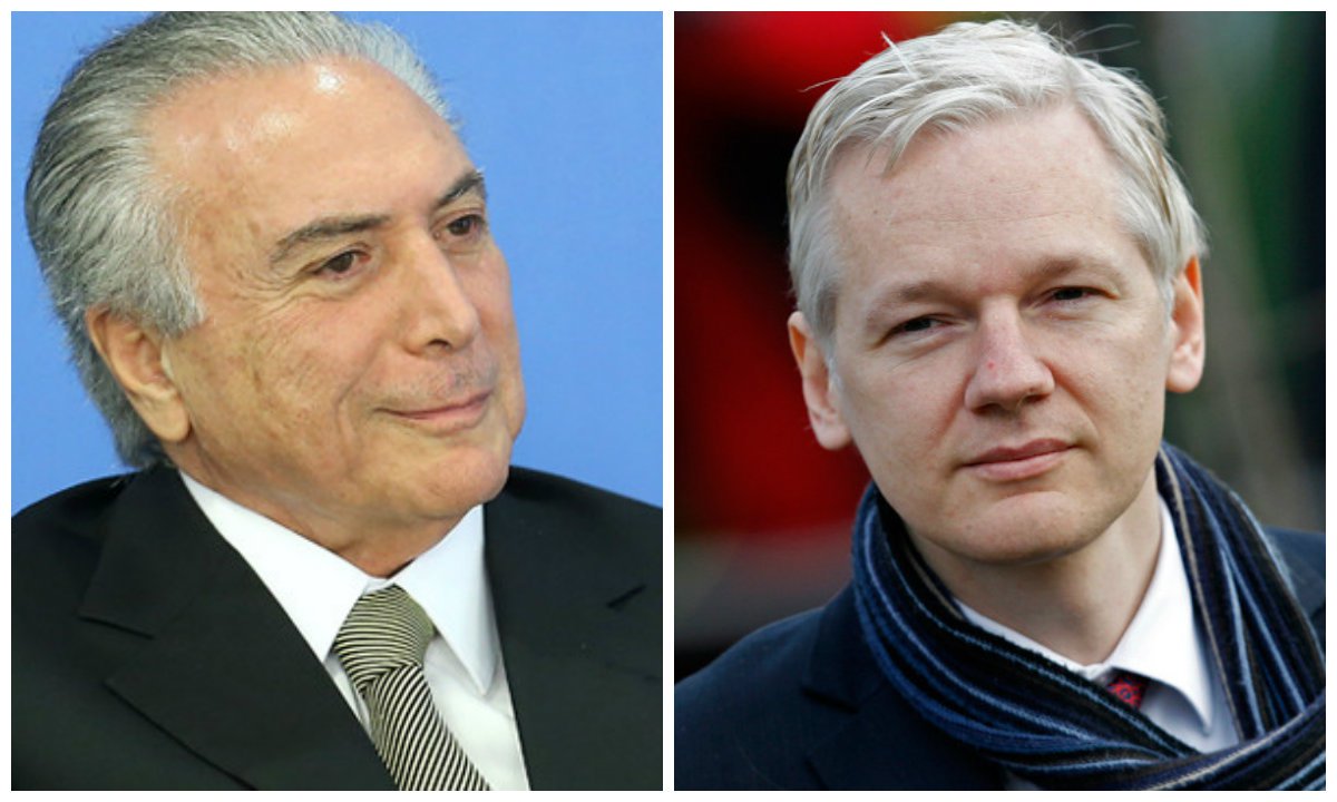 Jornalista Florestan Fernandes Júnior comenta a revelação de Julian Assange de que Michel Temer trocou informações do Brasil pelo apoio dos Estados Unidos ao golpe contra Dilma Rousseff: "Fosse um país sério o Congresso Nacional estaria nesse momento exigindo explicações do presidente da República. E a nossa imprensa estaria repercutindo a notícia e não escondendo a informação dos seus leitores"