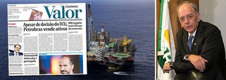 O presidente da Petrobras, Pedro Parente, ignorou a decisão  do TCU (Tribunal de Contas da União) — que proibiu a venda de ativos da estatal devido a indícios de várias irregularidades — e  segue negociado os bens da empresa a toque de caixa, em seu feirão; a Petrobras está em negociação avançada para vender sua participação no campo de Saint Malo, no Golfo do México; estatal também está perto de acertar a comercialização de três campos nacionais de petróleo e gás natural, como parte do plano de venda de ativos, por meio do qual pretende levantar US$ 15,1 bilhões no biênio 2015/2016; em entrevista ao 247. Ciro Gomes diz que Parente entrega reservas de petróleo pelo preço de uma Coca-Cola