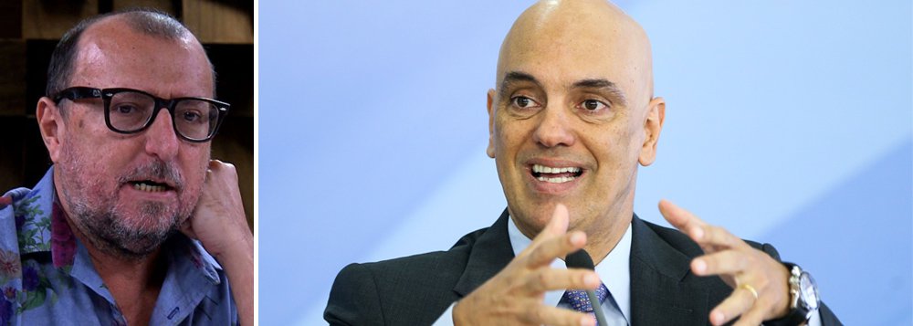 "Alexandre -Tudo sob controle nos presídios- Moraes pode emplacar no STF. Haja triunfo das nulidades", ironizou o jornalista; mais cedo, o ministro do STF Marco Aurélio Mello disse que o nome do ministro da Justiça, Alexandre de Moraes, é "ideal" para ocupar a vaga de Teori Zavascki, que morreu nesta quinta-feira 19