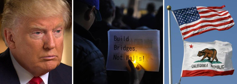 Está ganhando força uma campanha que promove a separação da Califórnia após a chegada de Donald Trump à presidência dos Estados Unidos; secretário do estado, Alex Padilla autorizou o início do recolhimento das quase 600 mil assinaturas necessárias para submeter a medida à votação nas próximas eleições legislativas, de novembro de 2018; fora dos EUA, o estado teria a sexta economia do planeta; avalia-se que a Califórnia não está em sintonia com as posições conservadores de Trump
 