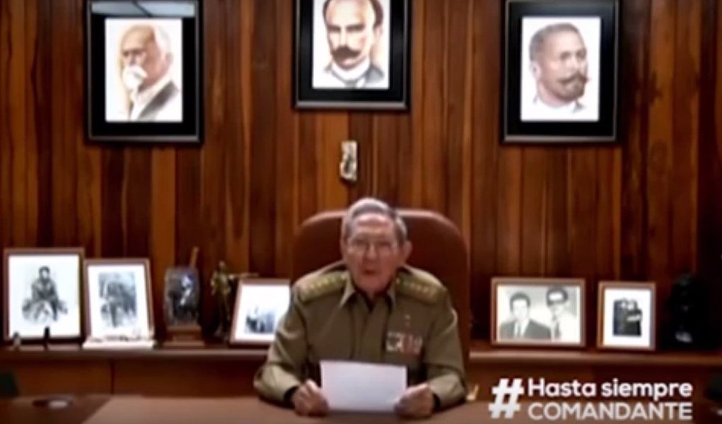 Presidente de Cuba anunciou morte do líder da Revolução Cubana na noite de sexta-feira, 25, madrugada de sábado, 26 no Brasil; assista ao vídeo e leia íntegra do comunicado