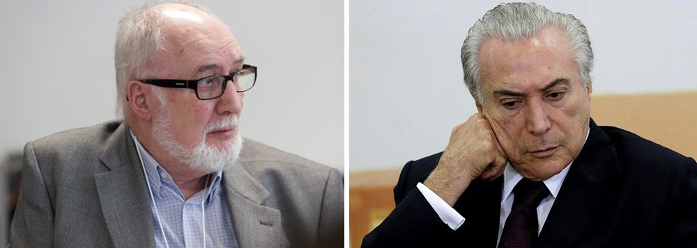 "Quando um ministro e, pior ainda, um presidente acham admissível usar o cargo para advogar em favor de interesses privados viola-se a República. É simples assim. A partir desse desprezo pelos valores republicanos, abrem-se as portas para todas as demais violações", diz o jornalista Clóvis Rossi; segundo ele, Temer deveria seguir o exemplo de Geddel Vieira Lima e se demitir; ele afirma até que Temer confessou seu crime, por meio do porta-voz Alexandre Parola; "o mais elementar bom senso diz que não cabe a um presidente da República intrometer-se em interesses privados de qualquer um de seus auxiliares —a não ser para demitir quem desafiasse os valores republicanos, no caso Geddel Vieira Lima"