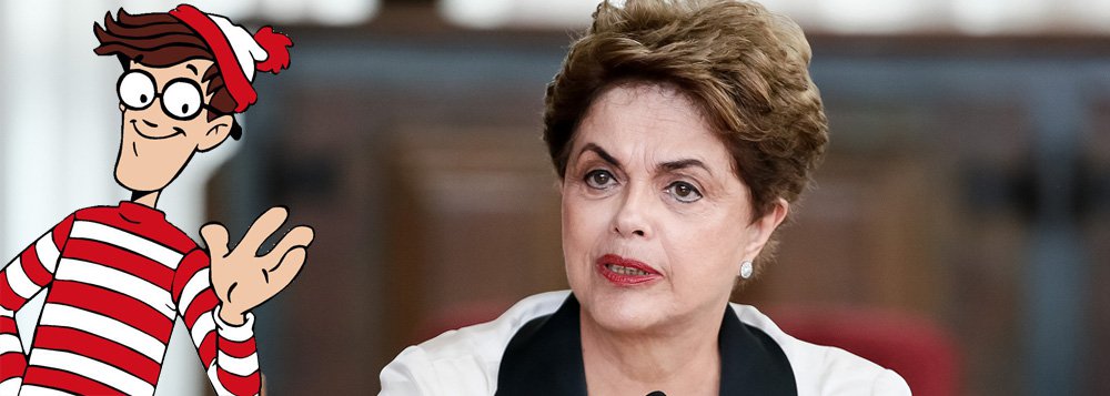 O jornalista Mário Magalhães parte da famosa série inglesa de livros infantis "Wally" para comentar a ausência do nome da ex-presidente Dilma Rousseff na lista da delação da Odebrecht; "Voltei a buscar o Wally nos últimos dias.  Achei o Temer, o Jacques, o Serra, o Palocci, o Moreira, o Jorge, o Jucá, o Garotinho, o Alckmin, a Kátia, o Imbassahy, o Pezão, o Padilha, o Paes, o Lindbergh, o Cunha, o Renan, o Geddel, o Eunício, os Maia (Rodrigo, Marco e Agripino). E por aí vai. O Wally aqui tem outro nome, Dilma Rousseff. Deparei-me com uma penca de correligionários dela. Tem até um ex-assessor da Dilma, de sobrenome Dornelles, como o Velhinho. Um é Anderson; o outro, Francisco. Mas não é dinheiro pedido ou dado para a ex-presidente", diz