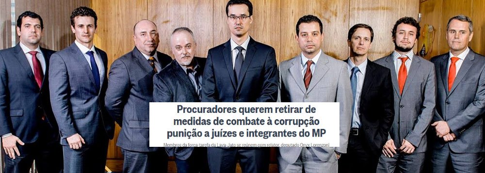 Jornalista Fernando Brito critica os procuradores da Lava Jato por rejeitarem a punição por crime de responsabilidade para integrantes do Ministério Público e para juízes, que tramita na Câmara; "Então um promotor pode acusar alguém de um fato gravíssimo, apresentar um powerpoint chamando alguém de 'chefe da propinocracia', isso sair como manchete nos jornais, ser exibido nas redes de TV e, não tendo provas para sustentar tais convicções' sair disso só (e se tanto) com um 'aê, foi mal'?", questiona