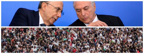 Eis o fracasso brasileiro em números: embora tenha 3% da população mundial, o Brasil de Michel Temer e Henrique Meirelles irá produzir 33% dos desempregados mundiais em 2017, ou seja, dez vezes mais do que seria normal, se o País estivesse apenas na média mundial; dois dias depois da divulgação desses números pela Organização Internacional do Trabalho, Michel Temer concedeu entrevista à agência de notícias Reuters e disse que sua maior preocupação é o emprego; "Nós temos que nos ater muito à questão do desemprego, essa é a principal preocupação, e isto significa o crescimento da economia", afirmou; além das demissões previstas para 2017, o governo atrasou a parcela do seguro-desemprego de janeiro dos brasileiros que perderam o emprego no fim do ano passado