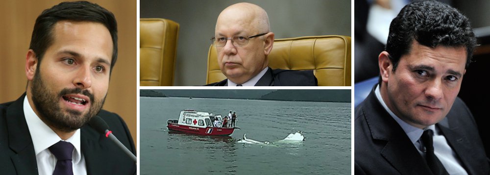 Pivô da primeira grande crise do governo Michel Temer, o ex-ministro da Cultura, Marcelo Calero, reforçou teorias conspiratórias sobre a morte de Teori Zavascki, ex-ministro do Supremo Tribunal Federal; "Existe apenas um nome a ser indicado pro STF afastando qualquer suspeita sobre essa estranhíssima morte: Juiz Moro. Vamos pressionar! #moronostf", escreveu Calero em sua publicação; minutos após suas postagens, Calero deletou o texto