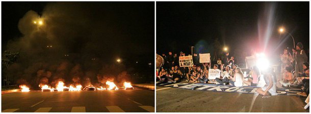 Michel Temer recebeu senadores no Palácio do Alvorada, na noite desta quarta, em meio a protesto de estudantes, que interditaram uma das vias de acesso à residência oficial da Presidência com pneus queimados; Temer reuniu senadores da base para pedir apoio para a aprovação da PEC do teto dos gastos, que vem sendo alvo de protesto em escolas de todo o País