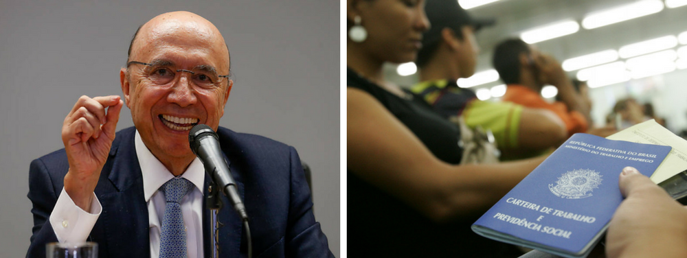 Após a Organização Internacional do Trabalho afirmar que, em 2017, um em cada três demitidos no mundo será brasileiro, o ministro da Fazenda admitiu o inevitável: o desemprego no Brasil, que durante a gestão de Michel Temer e Meirelles atingiu seu maior nível —com mais de 12 milhões de pessoas sem emprego— ainda vai crescer neste ano; apesar do cenário econômico desolador, o ministro espera convencer investidores e a comunidade internacional no Fórum Econômico Mundial, em Davos, na Suíça, de que o pior da crise já passou e de que o Brasil “finalmente, está enfrentando seus problemas”; Meirelles embarcou para o país europeu para participar do encontro levando como "vitrine" da gestão Temer a PEC do teto, que foi criticada por diversos mecanismos internacionais, inclusive a ONU