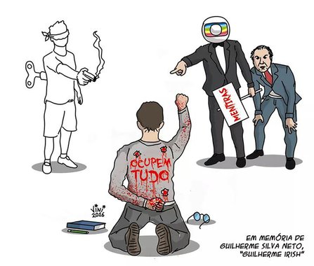 Que não sejamos capazes de fingir que nos últimos dois anos, tempo em que a sociedade brasileira se desumanizou absurdamente, não imaginamos que cedo ou tarde alguém morreria tão estupidamente por ódio ideológico