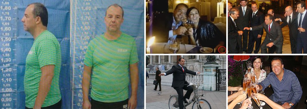 Foram divulgadas nesta sexta-feira, 18, as primeiras imagens do ex-governador do Rio Sérgio Cabral, do PMDB, como detento da Complexo Penitenciário de Gericinó, em Bangu; de uniforme verde e calça jeans da Secretaria de Administração Penitenciária (Seap), e com cabelo cortado à máquina, Cabral posou para fotos logo depois de ser inserido no sistema carcerário do estado; o ex-governador passou a primeira noite na prisão dividindo uma cela de nove metros quadrados com outros cinco presos na operação Calicute, da Polícia Federal; no café da manhã, aceitou o cardápio padrão da unidade: um pão com manteiga e café com leite; preso acusado pelo MPF por receber "mesadas" de até R$ 500 mil de empreiteiras, Sérgio Cabral começa nova fase da vida, completamente diferente da que estava acostumado