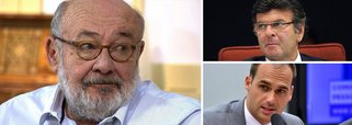 Jornalista Ricardo Kotscho analisa o ministro Luiz Fux e o deputado federal Eduardo Bolsonaro (PSC-SP), personagens do novo capítulo da guerra que se instalou entre o Congresso e o Supremo Tribunal Federal com a anulação da votação das 10 medidas contra a corrupção; "Na verdade, trata-se de mais um embate entre a Lava Jato e o Congresso Nacional para saber quem manda mais, no embalo de um Judiciário midiático e de uma mídia justiceira, em que o Executivo vai definhando. Fux e Bolsonaro são meros coadjuvantes no espetáculo desta grande tragédia nacional que a cada dia ganha um novo capítulo"