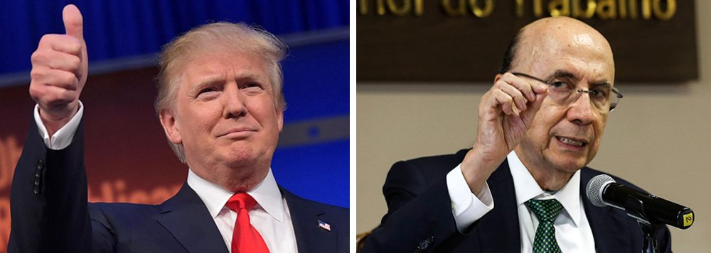 Ministro da Fazenda, Henrique Meirelles, diz que o governo brasileiro precisa aprovar uma série de reformas orçamentárias para proteger a economia da volatilidade global decorrente da eleição de Donald Trump para a Presidência dos Estados Unidos; "Quanto mais rápido aprovarmos as reformas, mais rapidamente o risco do país pode cair", afirmou; a maior crise da história do País, porém, foi iniciada com o golpe parlamentar de 2016, liderado pelo atual governo