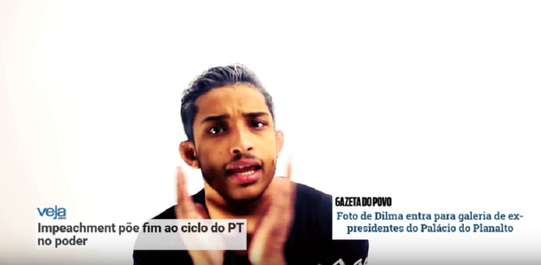 O Mc Garden gravou um funk com a retrospectiva de 2016; ele cita o impeachment, a eleição de Donald Trump, a tragédia aérea com o time da Chapecoense, a PEC dos Gastos Públicos, a ocupação das escolas por estudantes em protesto, delações contra políticos, crise no Rio de Janeiro e Olimpíada; veja o clipe