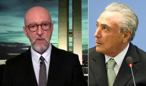 Colunista Josias de Souza avaliou nesta segunda-feira, 12, que o governo de Michel Temer não tem mais salvação, depois que o ex-executivo da Odebrecht Cláudio Melo Filho, o coloca no centro do propinoduto da empreiteira, junto com seus principais assessores: Eliseu Padilha, Moreira Franco e Geddel Vieira Lima (já demitido); "Ainda que permaneça no Planalto até 2018, Temer será um presidente coxo. Constrangido e rejeitado, promote reformas e crescimento econômico arrastando as correntes da Odebrecht como um zumbi"