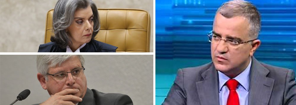 Jornalista Kennedy Alencar diz que a ministra Cármen Lúcia e o procurador-geral Rodrigo Janot deveriam se posicionar claramente sobre o projeto que acaba com os supersalários no Poder Judiciário; “Deveriam dizer publicamente o que pensam desses presidentes de organizações de representação da magistratura e do Ministério Público que passaram os últimos dias a defender de forma mais agressiva um privilégio vergonhoso”, afirma