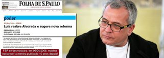 Matéria publicada dez anos atrás pelo mesmo jornal esclarece o episódio divulgado ontem como denúncia; à época, o então presidente Lula pediu a ajuda de 20 empresas para restaurar o Palácio do Alvorada, reforma que custou R$ 18,4 milhões; a Odebrecht sequer foi citada; "Nada houve de ilegal. Restauração de patrimônio público por empresas privadas, com o processo devido, tem até benefício, incentivo fiscal. Nesses casos, nem isso houve", comentou o jornalista e escritor Luiz Fernando Emediato