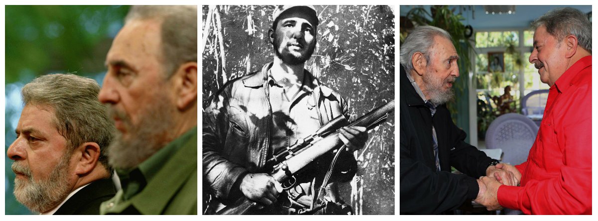 Ex-presidente Luiz Inácio Lula da Silva, que viajou a Cuba para participar do funeral do líder revolucionário Fidel Castro, disse que ele era uma "inspiração para o povo pobre do mundo inteiro e para as pessoas que lutam por dignidade"; Lula criticou o embargo econômico norte-americano contra a ilha e disse esperar que os acordos firmados pelo presidente dos Estados Unidos, Barack Obama, e o presidente cubano, Raul Castro, sejam mantidos, "Ele também criticou a cobertura da imprensa brasileira sobre a morte do líder revolucionário e que os veículos de comunicação "não trataram Fidel com o respeito que ele merece"; “Qualquer um tem o direito de discordar, mas as pessoas não podem perder o respeito. E eu acho que uma parte da imprensa brasileira perdeu o respeito com o Fidel”, afirmou