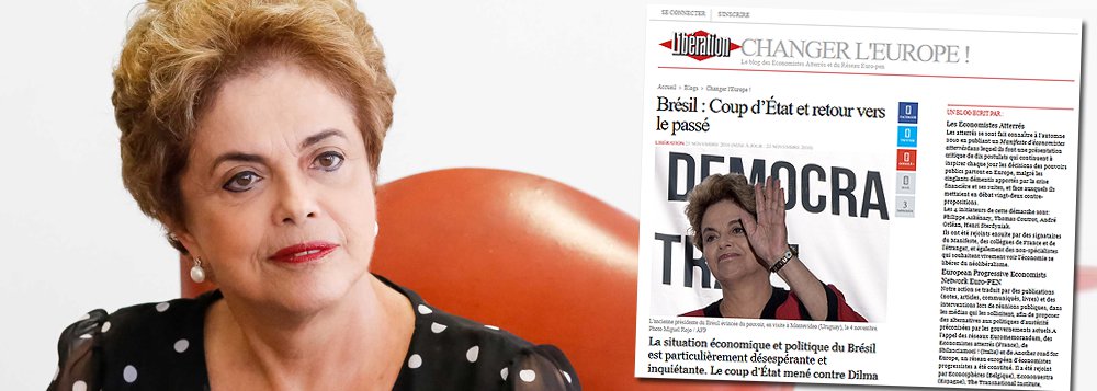 Artigo do economista e professor da Unicamp Bruno de Conti, questionando o governo Temer, foi publicado com destaque pelo jornal francês Libération; no texto, De Conti ressalta que o impeachment de Dilma Rousseff foi "um duro golpe contra a frágil democracia brasileira" e que a gestão atual é "realmente um governo a temer"; segundo ele, as propostas do governo Temer são "um retorno completo para 1990 e as recomendações do Consenso de Washington"