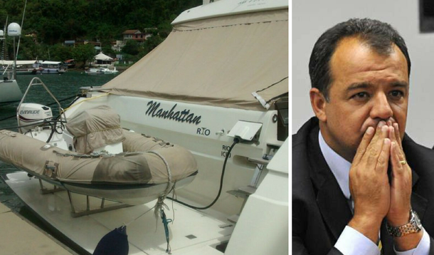 O depoimento de um marinheiro à operação Calicute, que investiga corrupção em obras no Rio e levou à prisão o ex-governador Sérgio Cabral (PMDB), reforça uma convicção que os agentes já tinham: o iate Manhattan, que custou R$ 5 milhões, pertence ao peemedebista, embora oficialmente esteja em nome da empresa MPG Participações, de Paulo Fernando Magalhães Pinto Gonçalves (ex-assessor de Cabral); embarcação, que era usada por Cabral e sua família, foi apreendida pela Polícia Federal na última quinta-feira