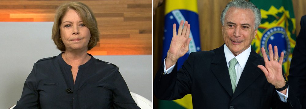 Ciente do risco de reversão de votos no Senado, a colunista Eliane Cantanhêde faz um apelo para que a sociedade brasileira dê uma trégua ao presidente interino Michel Temer, mesmo reconhecendo que seu governo vai mal; "Uma saída é dar uma trégua para Temer governar e a equipe de Henrique Meirelles tentar por a economia em ordem nesses dois anos e meio, para entregar para os eleitores em 2018 um país razoavelmente saneado", diz ela; "o esforço para derrubar Temer, neste momento, é trabalhar contra o Brasil"