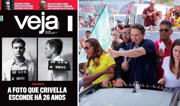 A capa de Veja desta semana que circula no Rio de Janeiro é a parte mais escandalosa desta estratégia. Mas por que Veja deu a matéria? Por que a mídia fechou com Freixo? Porque eles consideram, creiam, Crivella uma ameaça muito maior do que o deputado estadual do PSoL