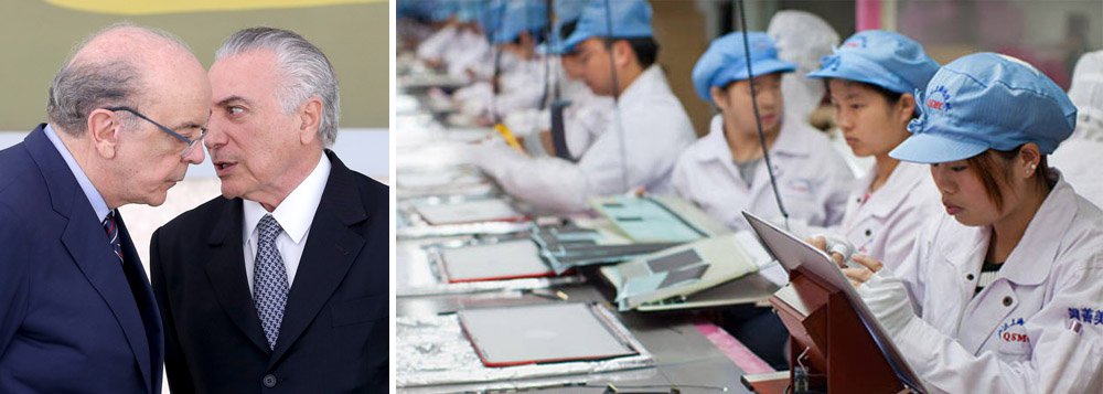 Ministro das Relações Exteriores, José Serra, defendeu ontem a aproximação comercial brasileira com China, África e Irã e a menor tributação sobre as exportações; ele disse que criará uma área específica dentro da Agência Brasileira de Promoção de Exportações e Investimentos (Apex) para negociar com os chineses, a “prioridade” do governo interino; Michel Temer já diz que o país será o destino de sua primeira viagem caso o impeachment se confirme 