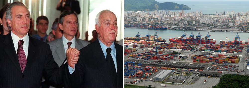 Em nova reportagem sobre o tema no Diário do Centro do Mundo, o jornalista Marcelo Auler detalha a pressão de Michel Temer sobre o governo de São Paulo para colocar na presidência da CODESP, estatal encarregada da administração do maior porto brasileiro, o peemedebista e ex-deputado Wagner Rossi; à época, já se falava em diversas irregularidades, mas ainda não se tinha notícias das propinas que teriam sido pagas a Temer, só denunciadas em 2000; a troca também antecedeu outro episódio famoso: a briga de Temer com Antônio Carlos Magalhães, então presidente do Senado, que chegou a dizer: "As coisas morais nunca foram o forte do senhor Temer. Se abrir um inquérito no porto de Santos, ele ficará péssimo"