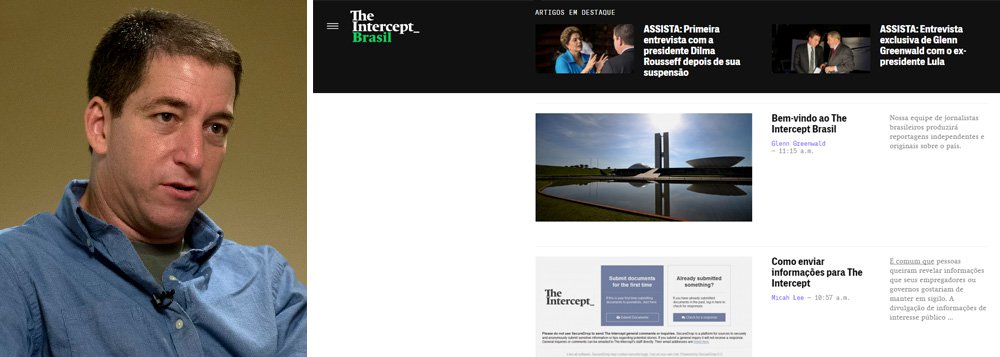 Jornalista norte-americano, que denunciou recentemente a fraude da pesquisa Datafolha, destaca a "reação extraordinária" às reportagens do portal no Brasil e diz que "ficou claro que há um enorme apetite por formas alternativas de jornalismo no país"; "Há muito tempo, o quinto país mais populoso do mundo é dominado por um número reduzido de veículos de comunicação, dos quais a grande maioria apoiou o golpe de 1964 e os 21 anos da violenta ditadura de direita que se seguiram. Essas instituições ainda pertencem às mesmas cinco famílias extremamente ricas e poderosas", diz ele em um texto de apresentação, acrescentando que o "monopólio resultou em um mercado de comunicação que asfixia a diversidade e a pluralidade de opiniões"