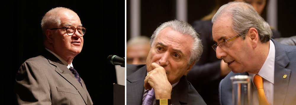 Colunista Elio Gaspari destacou que as perguntas feitas pelo deputado cassado Eduardo Cunha ao presidente Michel Temer são indicativos do "barulho que virá quando ele começar a colaborar com a Viúva, contando o que sabe"; "De bobo Cunha não tem nada. Ele lançou as perguntas sabendo que seriam rebarbadas por Moro e conseguiu o essencial: deixá-las no ar", afirmou