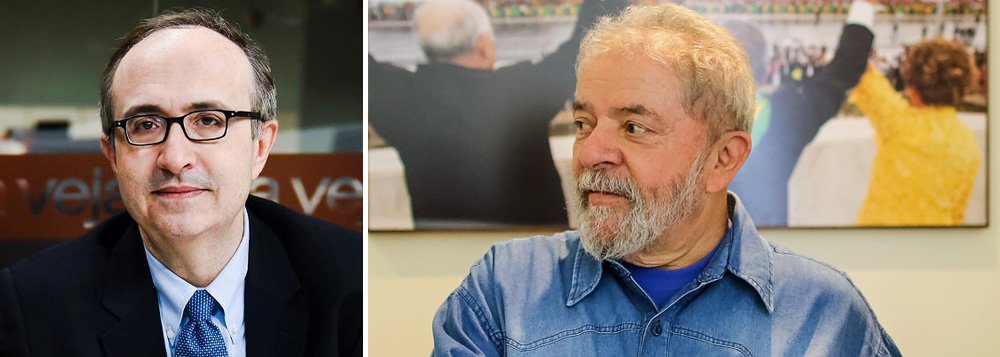 "A direita burra considerava que a exacerbação do clima policial, com o Congresso brasileiro debaixo de vara, acabaria levando água para seu moinho. Bem, não levou", comenta o blogueiro de Veja, sobre o crescimento de Lula nas pesquisas em todos os cenários