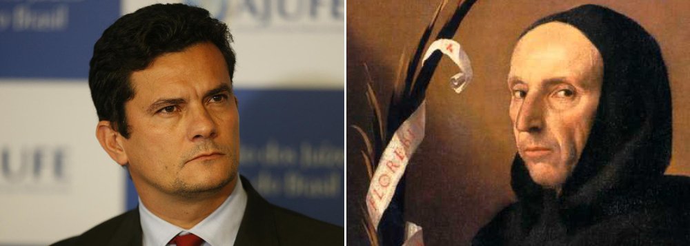 No dia em que o juiz Sérgio Moro publicou na Folha uma carta em que reclama do artigo do professor Rogério Cézar de Cerqueira Leite, em que ele traça um paralelo entre as ações de Sérgio Moro e as de Jerônimo Savonarola, poderoso religioso da Florença medieval, o jornalista Fernando Brito faz então outra comparação com o magistrado, desta vez com "uma figura bem menos medieval, a do Major Vidigal, com a qual ele talvez tenha travado contato nos bancos escolares, naquelas leituras de Memórias de um Sargento de Milícias, de Manuel Antonio de Almeida"