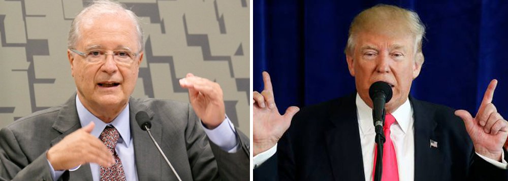 Embaixador do Brasil nos Estados Unidos, Sergio Amaral, disse que as relações entre os dois países não vão passar por mudanças depois da posse do novo presidente norte-americano, Donald Trump, em janeiro de 2017, "Pode haver ênfase em um aspecto ou outro, mas as relações [entre os dois países] são elementos de continuidade", afirmou; diplomata lembrou que o Brasil não é parte de nenhum problema que tenha sido mencionado na campanha eleitoral norte-americana. "Ao contrário, somos parte de uma solução, temos intercâmbios importantes e os Estados Unidos têm superávit conosco", disse