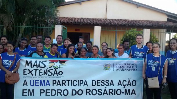O Programa ‘Mais Extensão Universitária’, da Universidade Estadual do Maranhão (Uema), concluiu a primeira operação de campo, realizada de 18 de julho a 1° de agosto. Por meio dessa iniciativa, que terá outras etapas, 40 profissionais e 185 alunos estão desenvolvendo ações em 20 municípios do Maranhão com menor Índice de Desenvolvimento Humano (IDH); o objetivo é promover a superação da extrema pobreza e das desigualdades sociais no meio urbano e rural por meio de estratégia de desenvolvimento territorial sustentável; abrange três dimensões básicas: produção/renda, educação e saúde