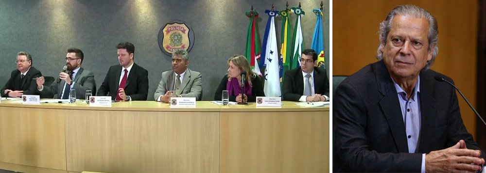 Em coletiva de imprensa, a Polícia Federal disse nesta segunda-feira 26 que a sigla "JD" citada como beneficiário de R$ 48 milhões em propina na planilha da empreiteira Odebrecht não se tratava do ex-ministro da Casa Civil José Dirceu, como havia sido divulgado em fevereiro, na 23ª fase da Lava Jato, batizada de Acarajé; agora, segundo os investigadores, "JD" se refere ao ex-chefe de gabinete de Palocci preso nesta segunda Jucelino Antonio Dourado