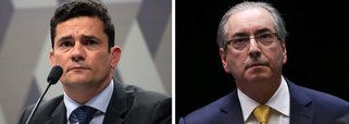 
O juiz federal Sérgio Moro, responsável pela Operação Lava Jato na primeira instância, determinou a prisão preventiva do ex-presidente da Câmara e deputado cassado Eduardo Cunha (PMDB-RJ); o despacho que autorizou a prisão é de terça-feira; Cunha foi preso hoje em Brasília e a previsão é que chegue no final da tarde a Curitiba; ele foi o responsável pelo golpe parlamentar de 2016 e pretendia escrever um livro contando os bastidores do processo de impeachment da presidente Dilma Rousseff, revelando, inclusive, a participação de Michel Temer na trama; Cunha foi investigado por receber propinas de negócios da Petrobras na África e segundo um dos delatores, ele financiava mais de uma centena de deputados
