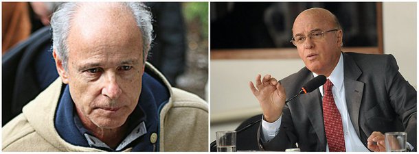 O MPF-RJ alegou que os ex-presidentes da empreiteira Andrade Gutierrez Otávio Azevedo (à esq.) e da Eletronuclear Othon Luiz Silva tinham um “meticuloso esquema” e “organização criminosa” que usava influência política com o objetivo de fraudar licitações da usina nuclear de Angra 3; segundo o órgão, Silva era o “principal mentor e beneficiário” do esquema, com a cobrança de propina de 1% nos contratos, atuando para proteger as empresas do cartel de empreiteiras que atuavam na construção da obra