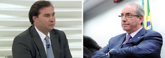 Recém-eleito a presidente da Câmara dos Deputados, Rodrigo Maia (DEM-RJ) afirmou em entrevista no programa "Roda Viva", da TV Cultura, que o deputado afastado Eduardo Cunha (PMDB-RJ) deve ser cassado; "Acho que a situação dele já foi definida na CCJ [Comissão de Constituição e Justiça]. A situação dele ficou difícil"; Maia disse ainda que, como deputado, votaria pela cassação de Cunha, mas, como presidente, não votará na deliberação do plenário
