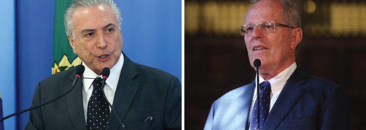 Presidente interino Michel Temer telefonou para o presidente eleito do Peru, Pedro Kuczynski, para parabenizá-lo pela pela vitória nas urnas; Kuczynski, da coligação Peruanos por el Kambio, foi eleito em segundo turno com 50,12% dos votos; concorrente, Keiko Fujimori, da coligação Fuerza Popular, conseguiu 49,88% dos votos válidos