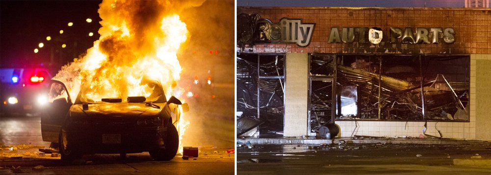 Cidade de Milwaukee, a maior do estado de Wisconsin, nos Estados Unidos, enfrentou a segunda noite consecutiva de desordem, com manifestantes jogando pedras e garrafas em lojas e prédios públicos, incendiando carros, lojas e entrando em confronto com a polícia; eles também destruíram semáforos e abrigos de ônibus; pelo menos um policial foi atingido por uma pedra e uma pessoa também foi ferida à bala e levada para o hospital; revolta começou sábado (13) à tarde quando a polícia atirou e matou um homem de 23 anos