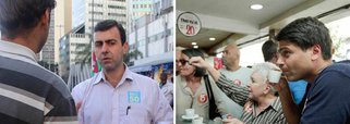 O candidato a prefeito do Rio pelo PRB, Marcelo Crivella, está em primeiro lugar nas intenções de voto, com 33,4%, segundo levantamento feito pelo Instituto Paraná Pesquisas; na segunda posição está Marcelo Freixo (Psol), com 10,4%, seguido por Pedro Paulo (PMDB), com 8,6%; em quarto lugar aparece Flávio Bolsonaro (PSC), com 8,3%; a candidata do PCdoB Jandira Feghali aparece na quinta colocação, com 7,7% do eleitorado