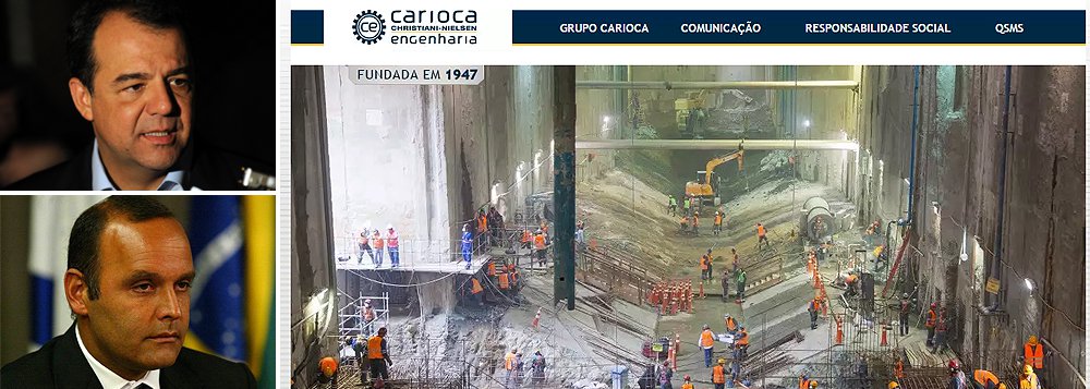 Depois da Andrade Gutierrez e da Odebrecht, que denunciaram mesadas de até R$ 350 mil ao ex-governador do Rio de Janeiro, agora é a Carioca Engenharia quem denuncia Sergio Cabral; a empreiteira teria entregue provas contra ele e também contra Wilson Carlos, que foi seu braço direito