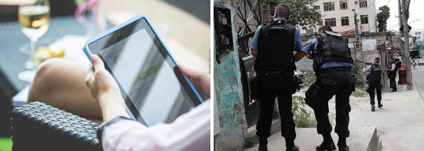 A organização não governamental Anistia Internacional lançou uma plataforma digital para monitorar os tiroteios na região metropolitana do Rio de Janeiro; o Fogo Cruzado (www.fogocruzado.org.br) é um mapa colaborativo, em que qualquer pessoa poderá incluir informações sobre tiroteios que ocorram no Grande Rio; "Com isso, é possível para as pessoas terem noção de onde está acontecendo um tiroteio. E, semanalmente, poderemos ter dimensão de áreas do Rio de Janeiro onde há mais incidência de fogo cruzado, mais incidência de disparos de armas de fogo", explica a gestora de dados do Fogo Cruzado, Cecília Olliveira