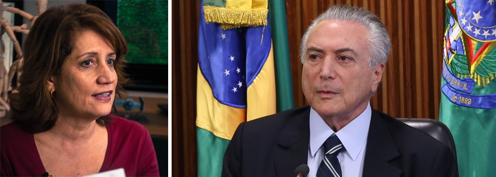 Jornalista Miriam Leitão, do Globo, manda que o interino “supere a crise” com as medidas impopulares que os porta-vozes do mercado querem ver superá-la – redução de direitos sociais e trabalhistas – e que seu destino, feitas as maldades, é  “depois encerrar a carreira e ir para casa”