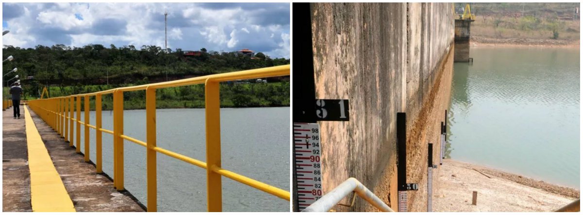 O nível do reservatório da barragem do Descoberto chegou a 24,97% às 9h30 desta segunda-feira (24); como consequência do volume abaixo do limite de 25%, a Companhia de Saneamento Básico (Caesb) está autorizada a cobrar a tarifa extra na conta de água no Distrito Federal; a companhia informou que os valores atualizados começarão a ser cobrados a partir desta terça (25); o consumidor só deve sentir o efeito da tarifa na prática na fatura que chegar daqui a um mês